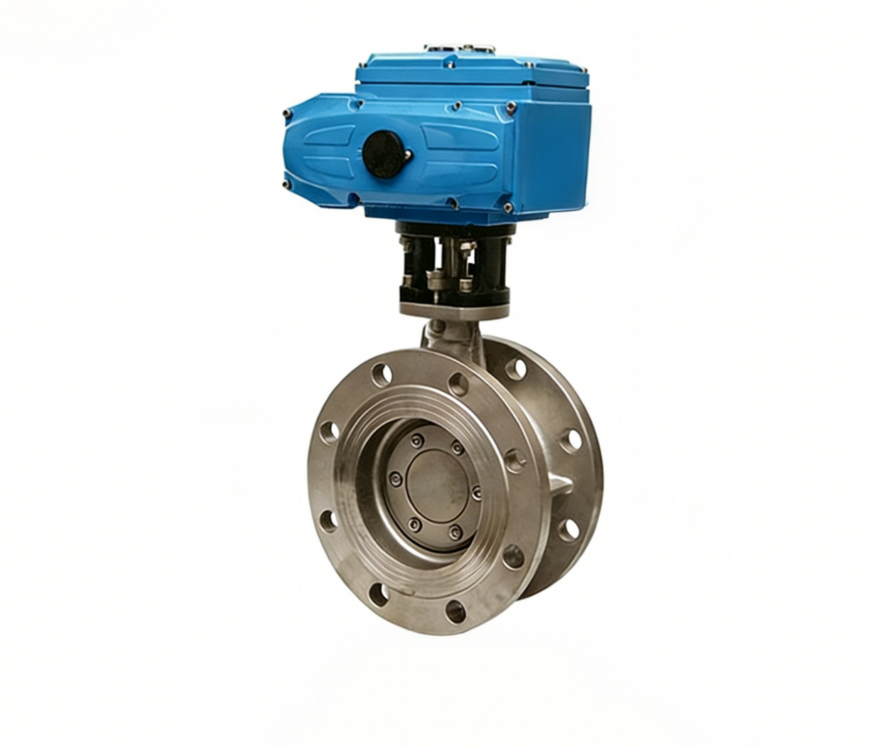 Electric Flanged Sealed Stainless Steel Butterfly Valve